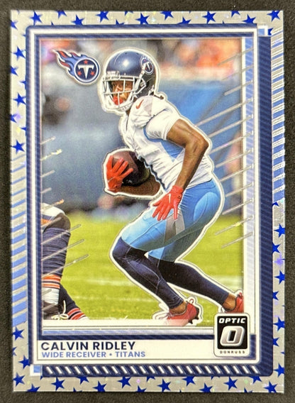 Calvin Ridley 2025 Panini Donruss Optic Stars Prizm Titans Default Title Sports Trading Cards
