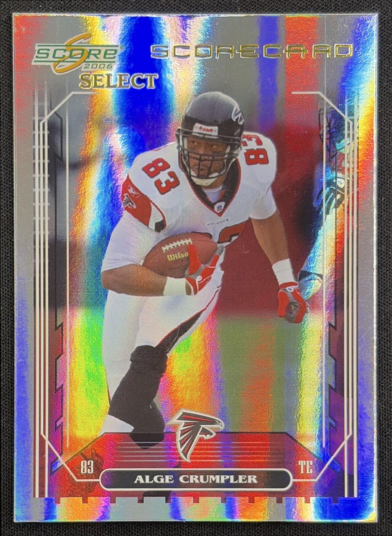 Alge Crumpler 2004 Playoff Prime Signatures Signature Proofs Silver /100 Falcons