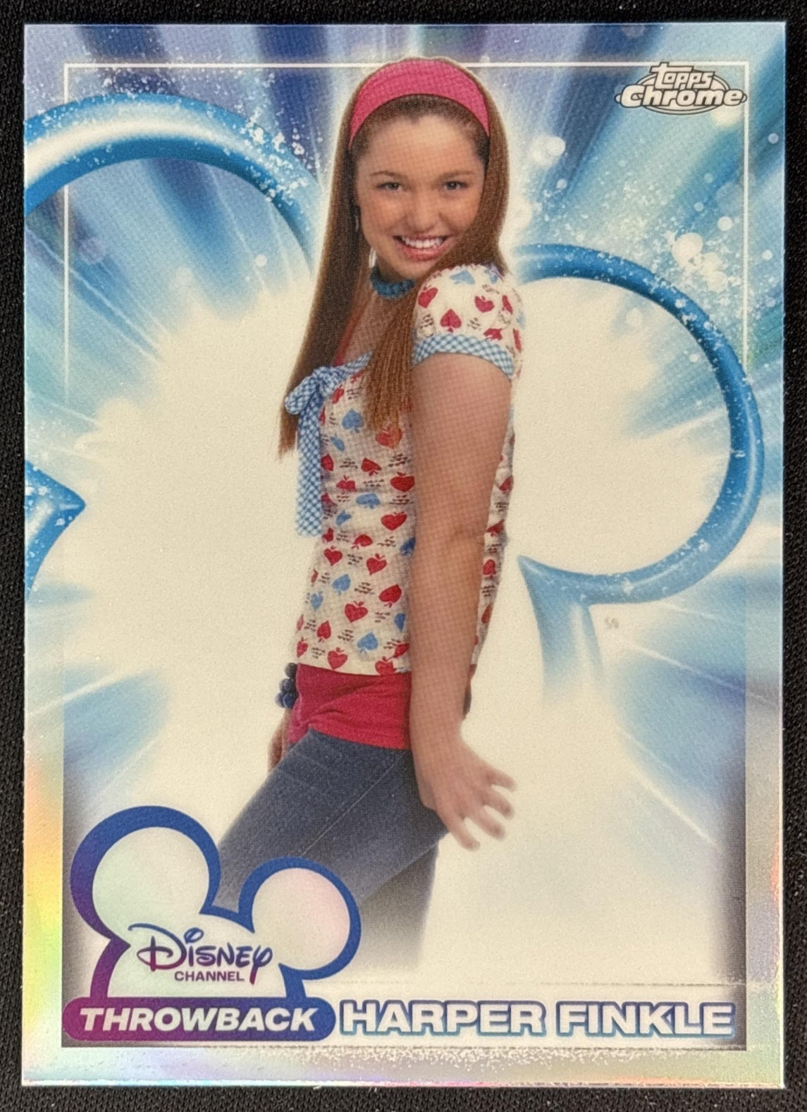 Harper Finkle 2026 Topps Chrome Disney Channel Wizards of Waverly Place Front