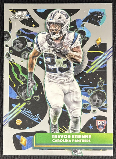 Trevor Etienne 2025 Topps Cosmic Chrome Panthers Football
