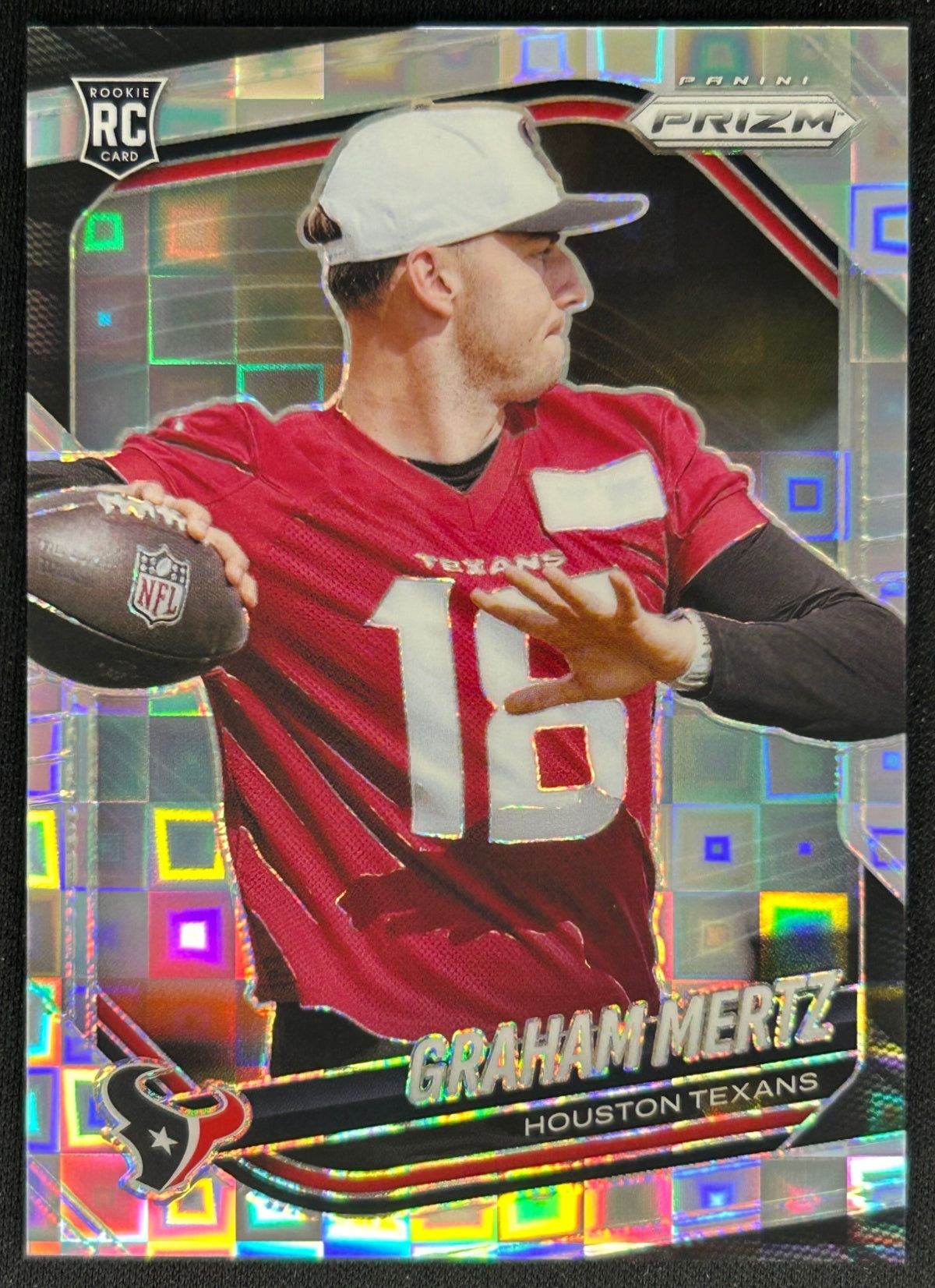 Graham Mertz 2025 Panini Prizm Pandora /400 Texans Sports Trading Cards