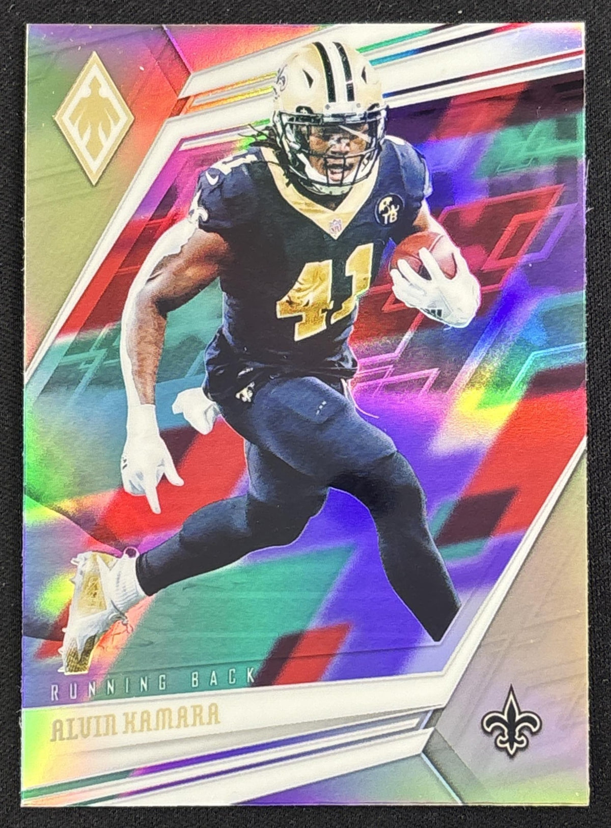 Alvin Kamara 2019 Panini Phoenix Color Burst Saints Default Title Sports Trading Card