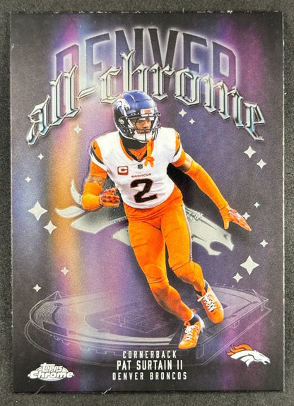 Pat Surtain II 2025 Topps Chrome All Team Broncos Sports Trading Cards
