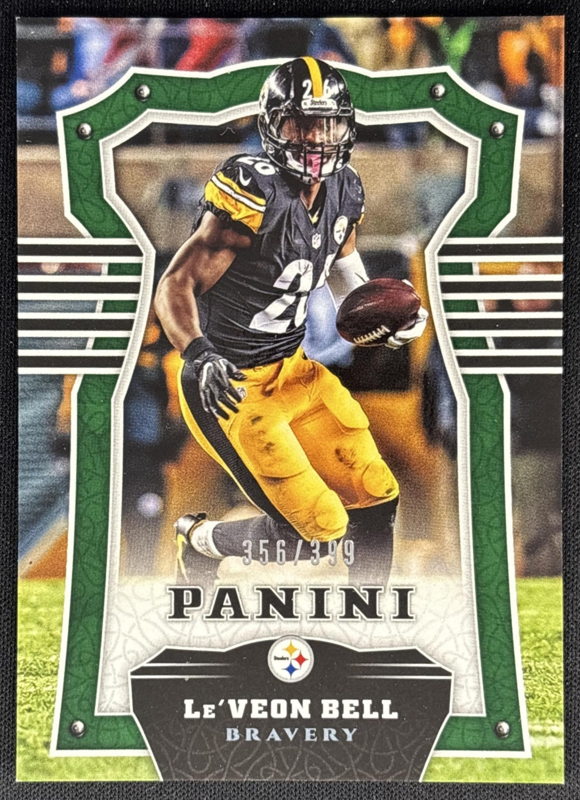 Le'veon bell Panini /399 Steelers front