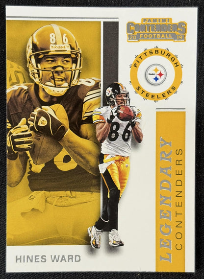 Hines Ward 2019 Panini Contenders Legendary Steelers