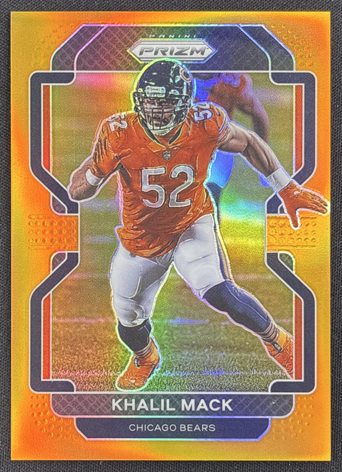 Khalil Mack 2021 Panini Prizm Orange /249 Bears