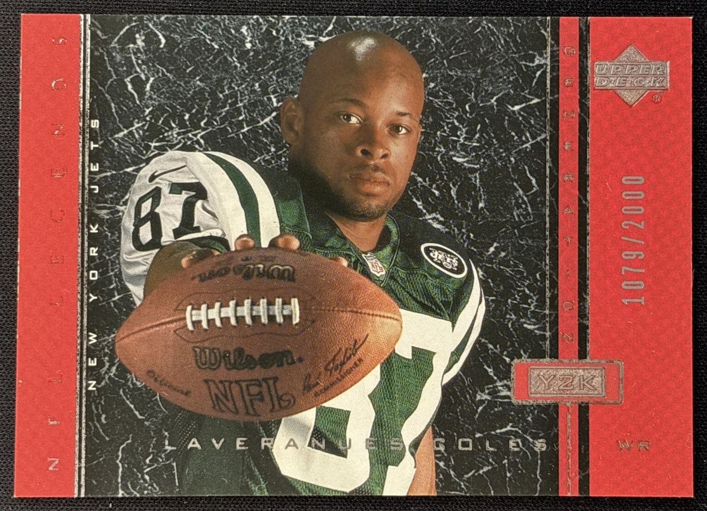 Laveranues Coles 2000 Upper Deck Legends /2000 Sports Trading Cards