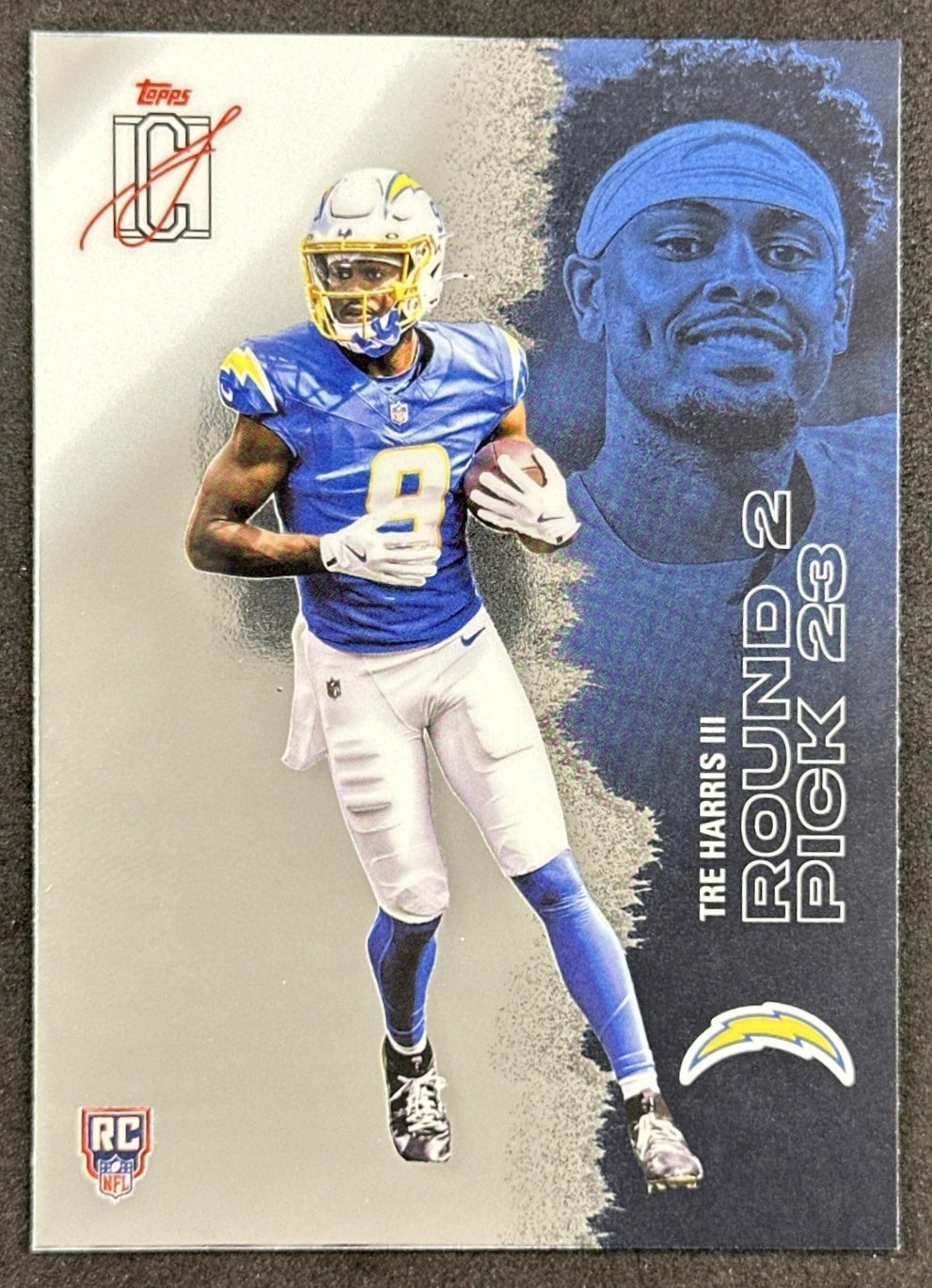 Tre Harris III 2025 Topps Signature Class Chrome Rookie Chargers