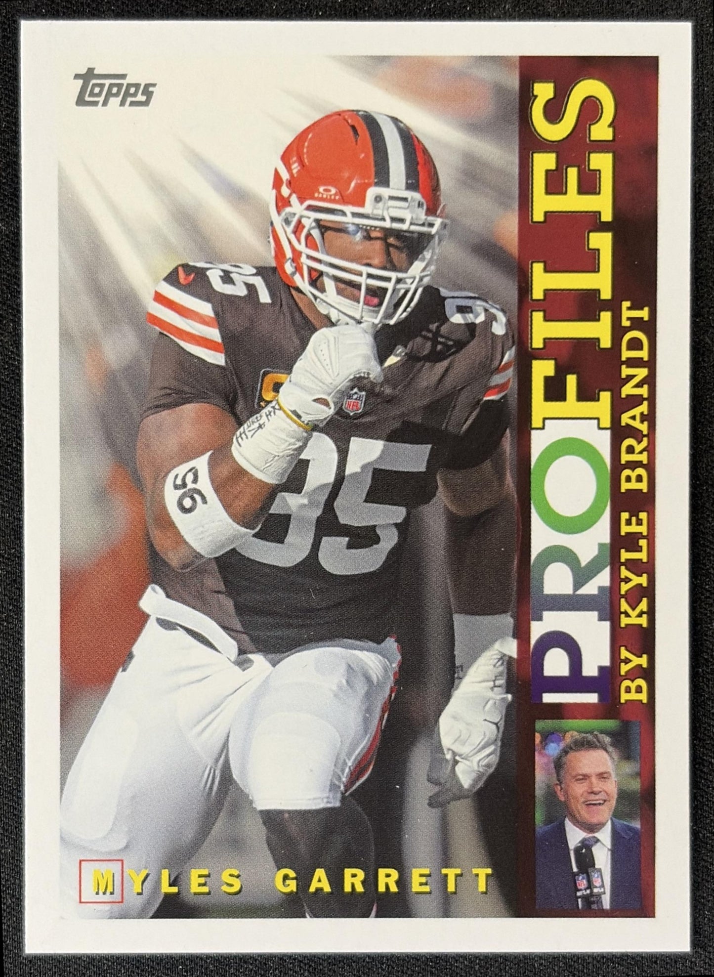 Myles Garrett 2026 Topps Profiles Browns front