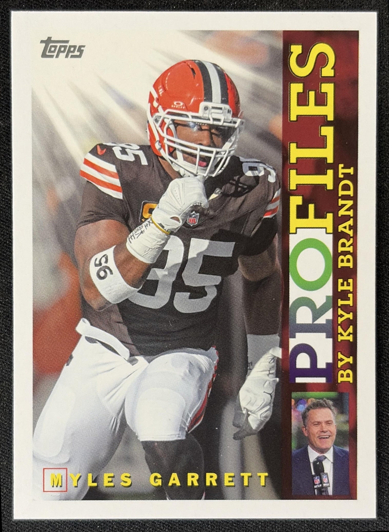 Myles Garrett 2026 Topps Profiles Browns front