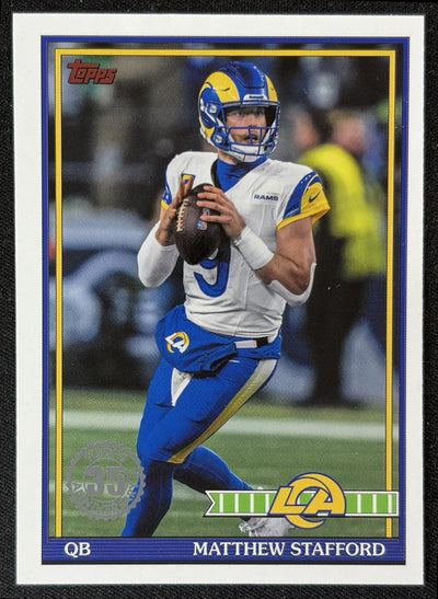 Matthew Stafford 2026 Topps 1991 Rams Football