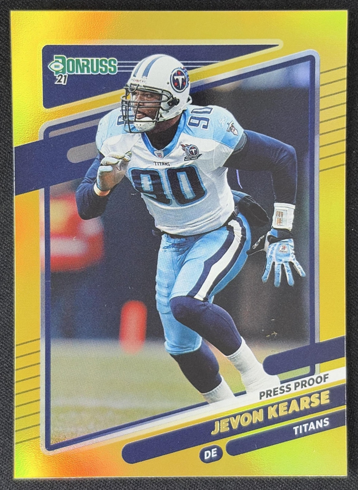 Jevon Kearse 2021 Panini Donruss Press Proof Premium Titans - Tennessee Titans