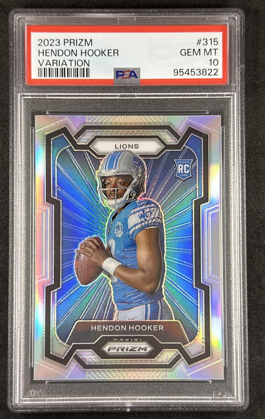 Hendon Hooker 2022 Panini Prizm Variation PSA 10 Sports Trading Cards