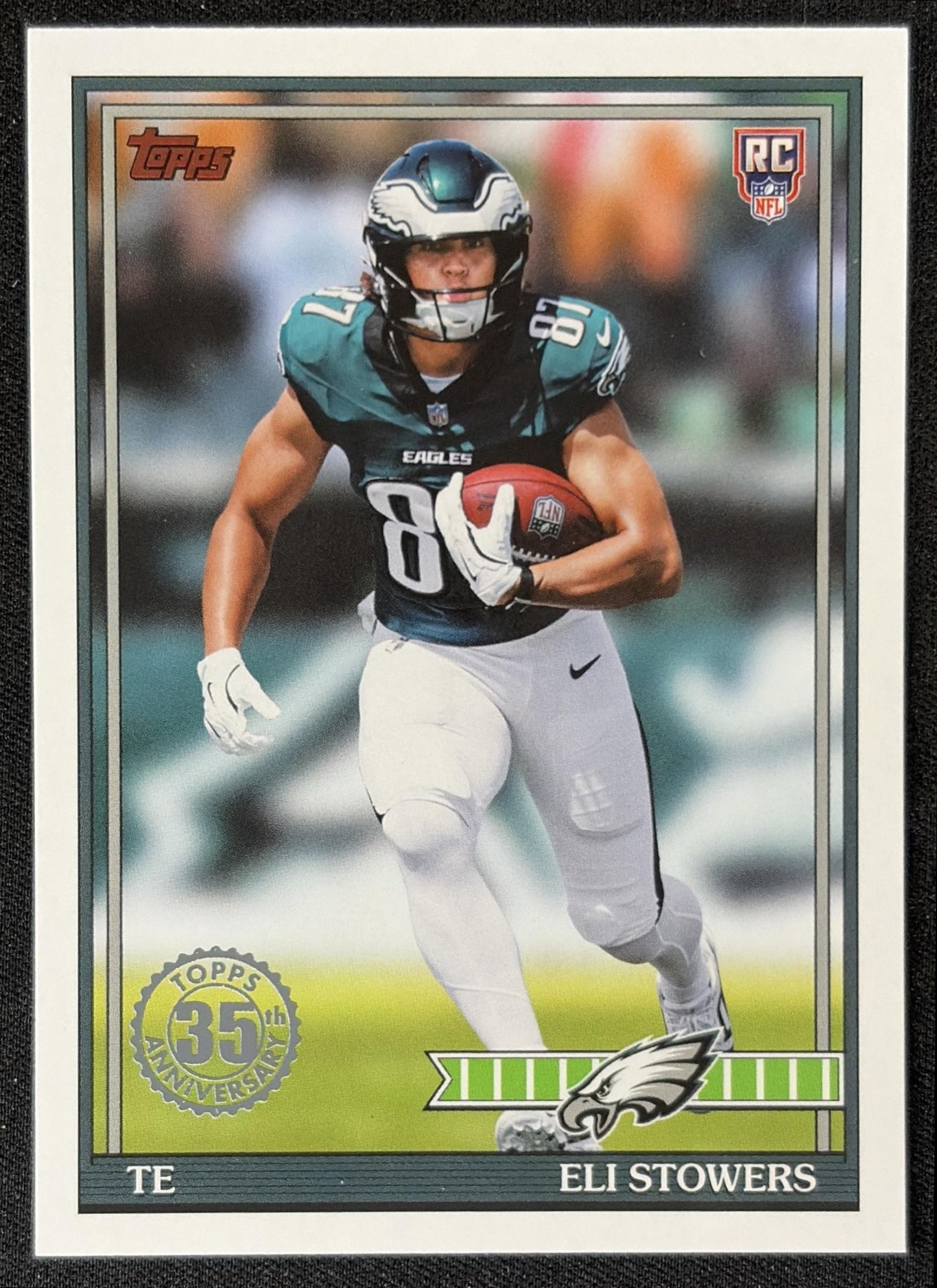 Eli Stowers 2026 Topps 1991 Rookie Eagles front