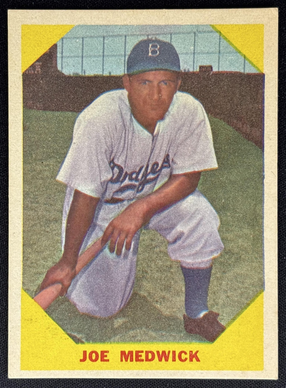 Joe Medwick 1960 Fleer Baseball Greats Yankees front