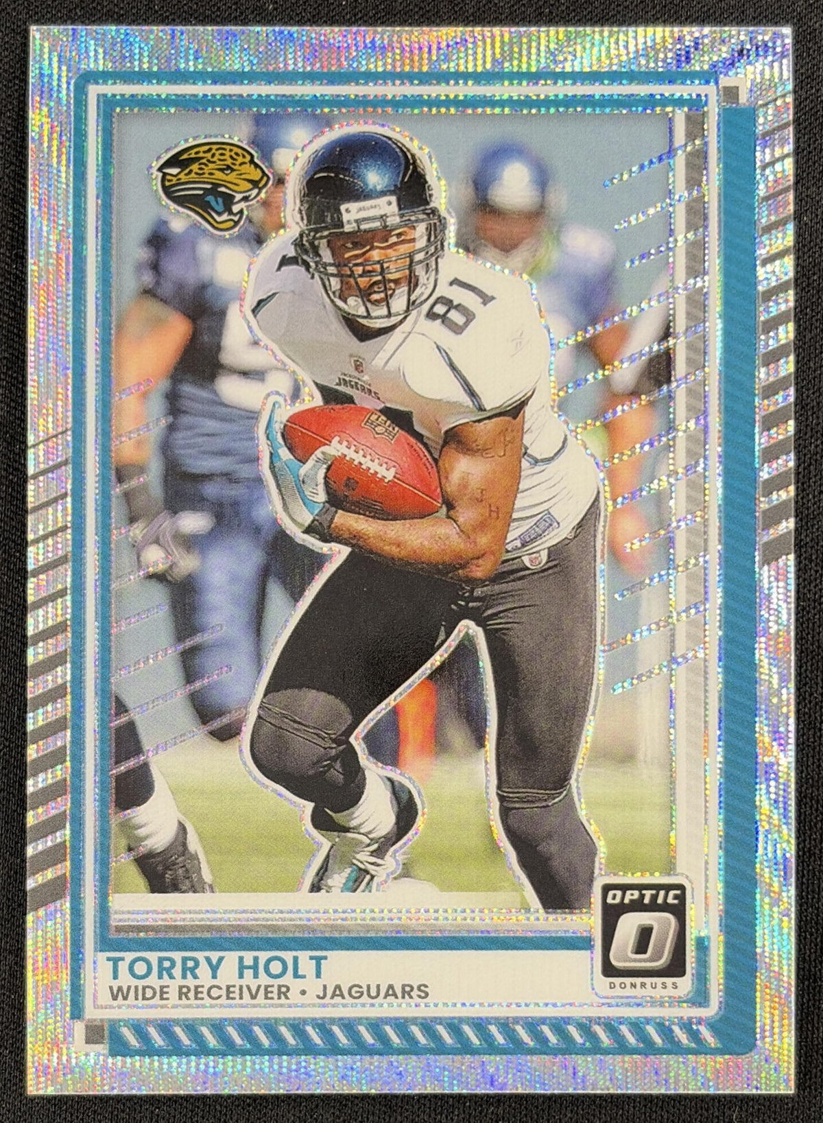 Torry Holt 2025 Panini Donruss Optic Wave Prizm /300 Jaguars