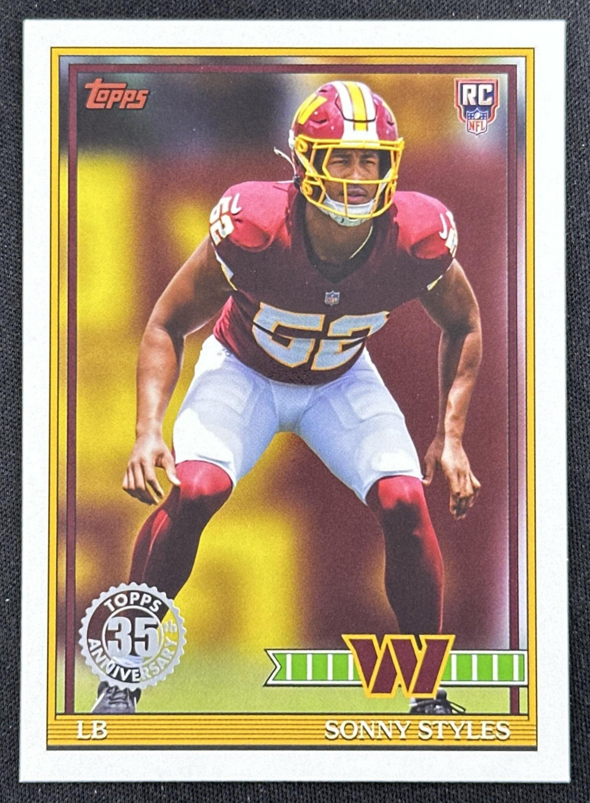 Sonny Styles 2026 Topps Flagship 1991 Rookie Commanders