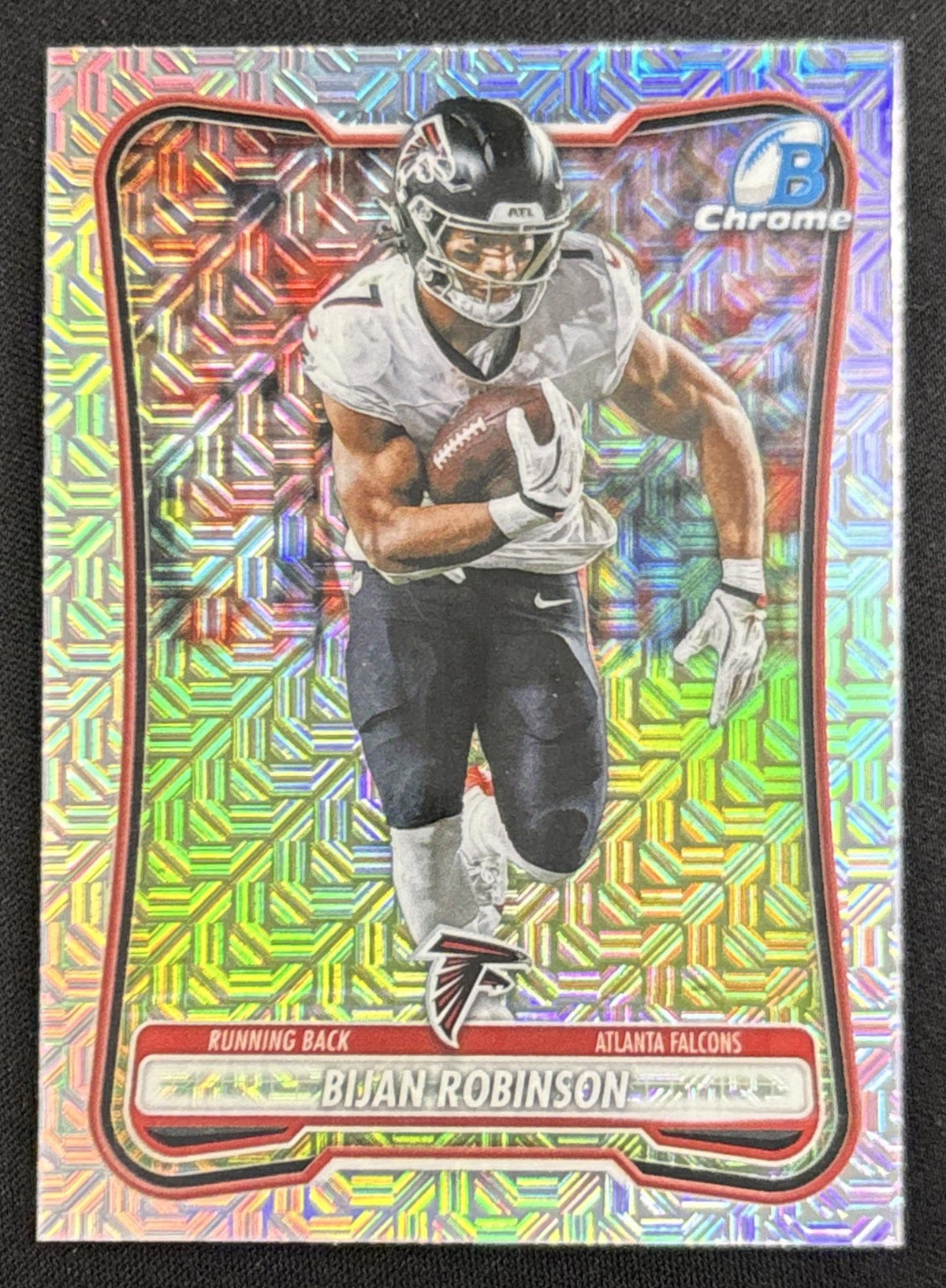 Bijan Robinson 2026 Bowman Chrome NFL Mojo Refractor Falcons