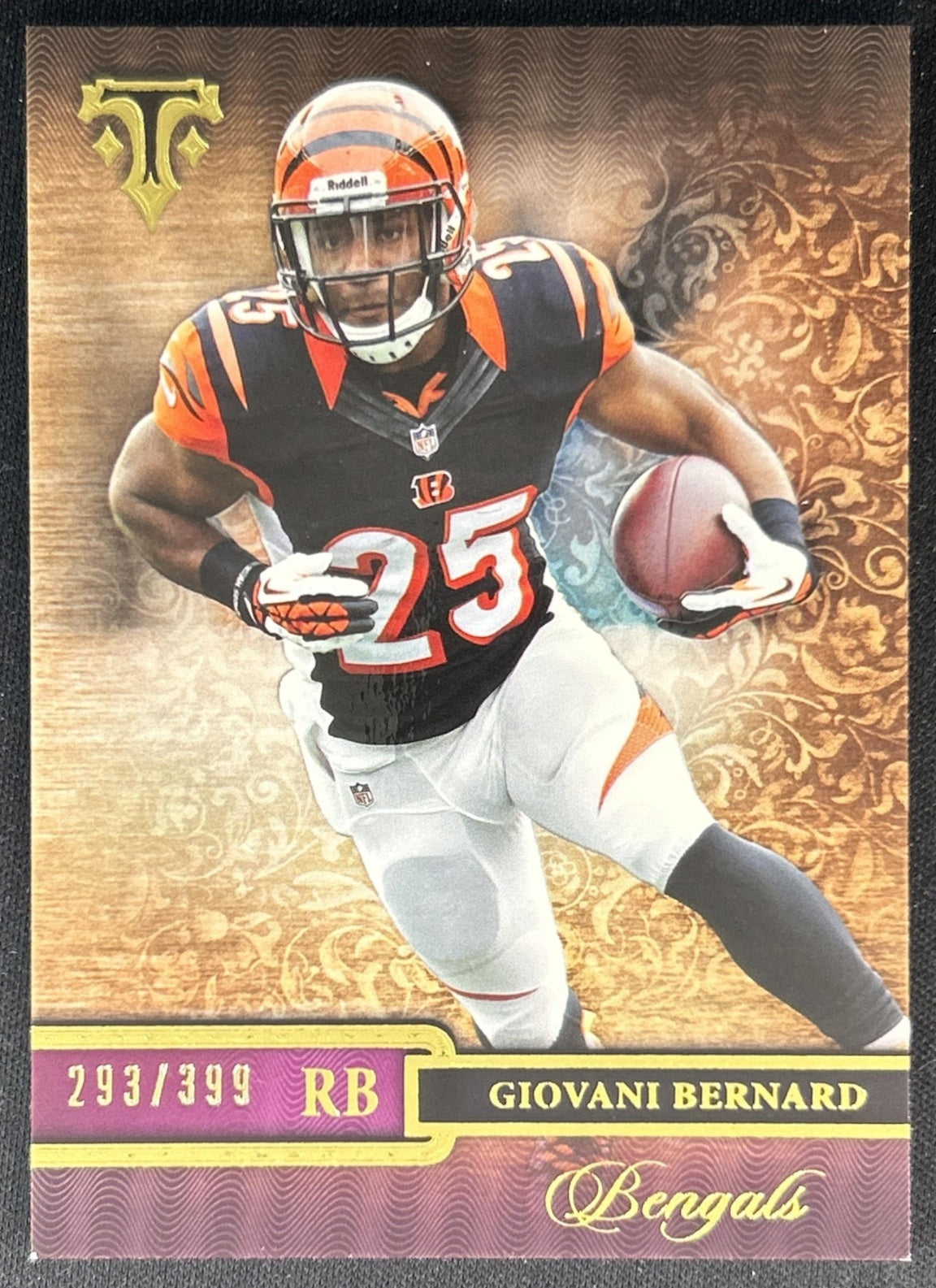 Giovani Bernard 2014 Topps Triple Threads Purple /399 Bengals front
