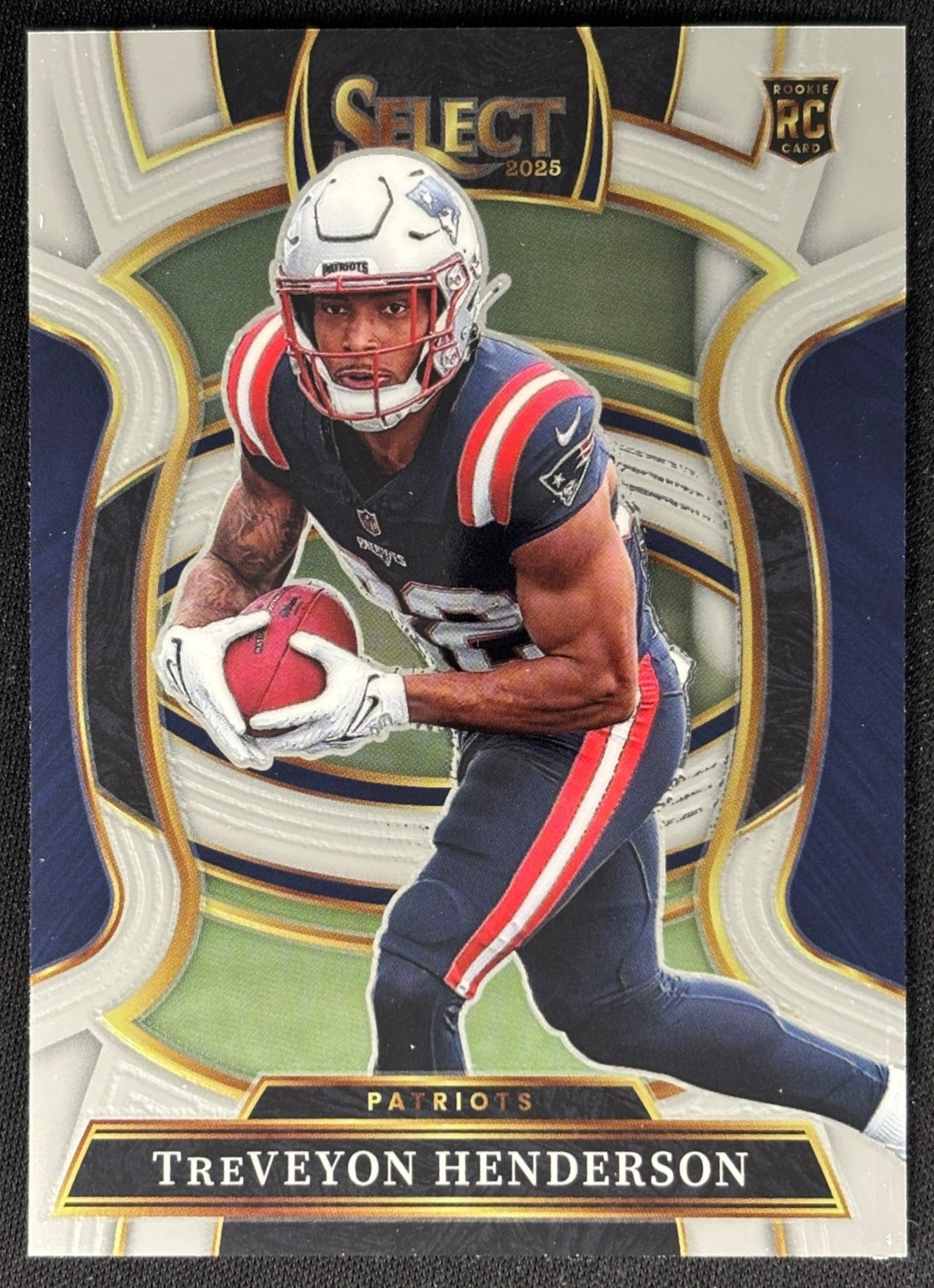 TreVeyon Henderson 2025 Select Concourse Patriots Sports Trading Card