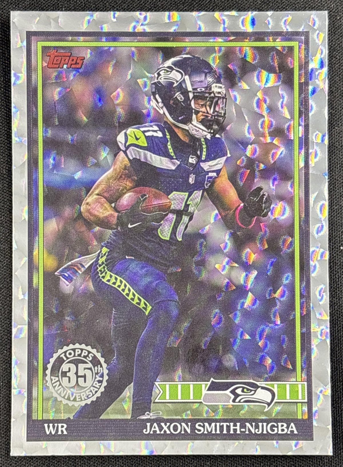Jaxon Smith-Njigba 2026 Topps 1991 Crackle Foil Seahawks
