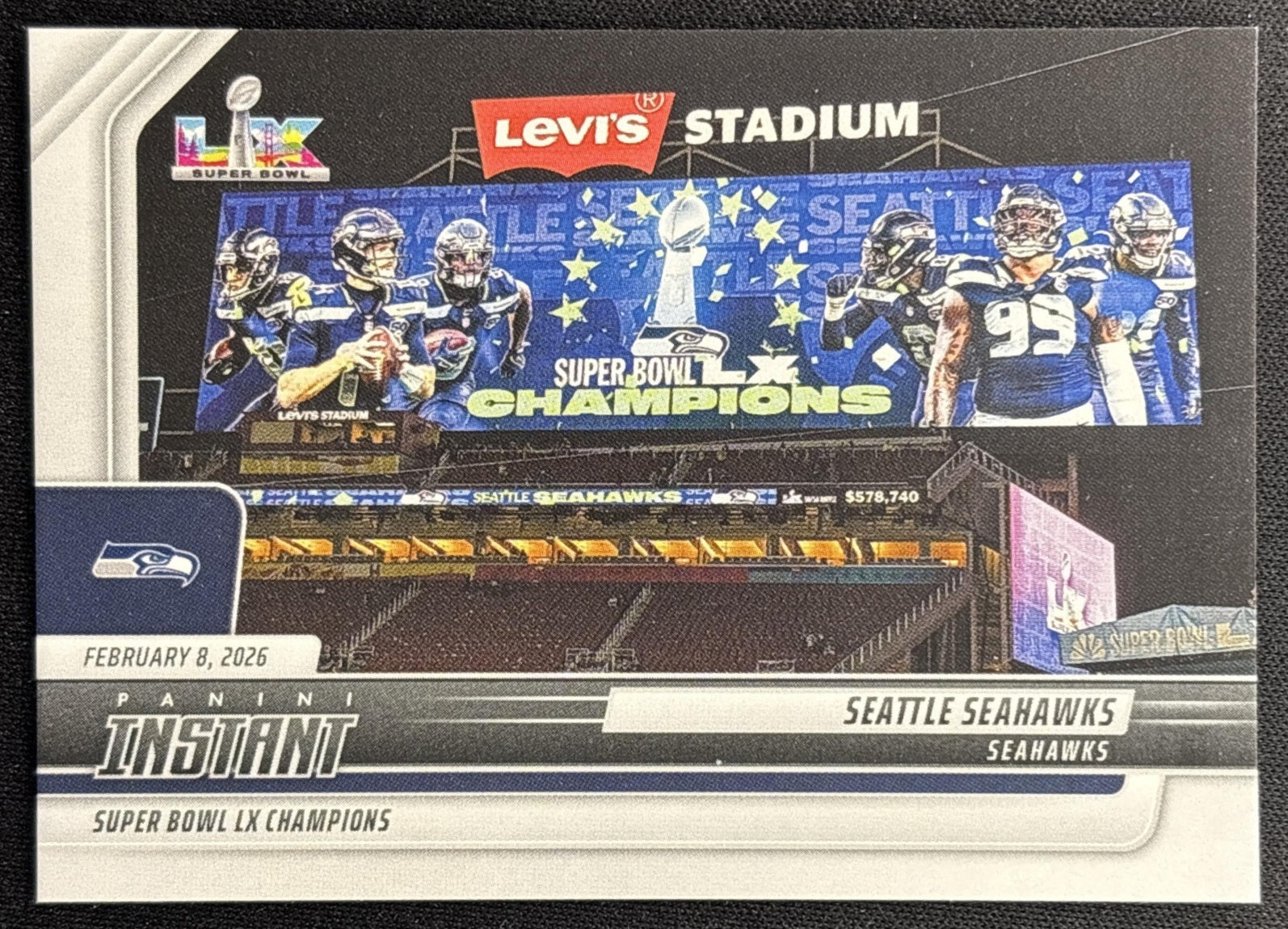 Seattle Seahawks 2025 Panini Instant NFL front