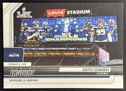 Seattle Seahawks 2025 Panini Instant NFL front