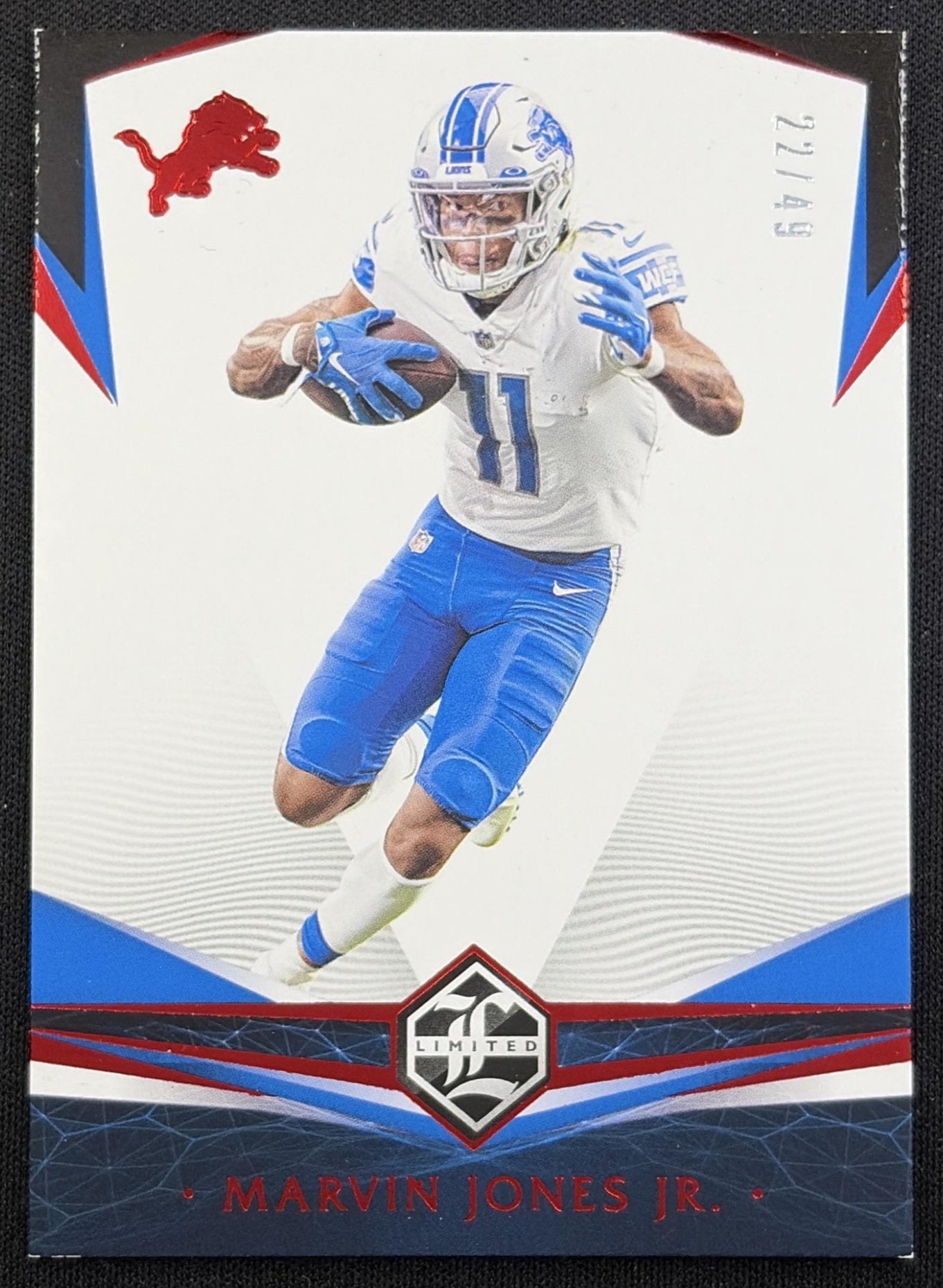 Marvin Jones Jr. 2020 Panini Limited Ruby Spotlight /49 Lions
