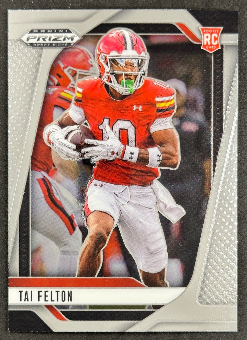 Tai Felton 2025 Panini Prizm Draft Picks Terrapins Vikings Sports Trading Cards