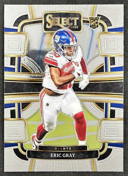 Eric Gray 2023 Panini Select Concourse Giants Front