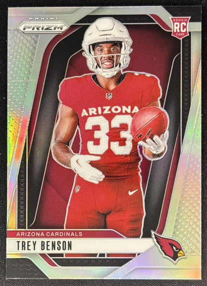 Trey Benson 2024 Panini Prizm Rookie Variations Cardinals