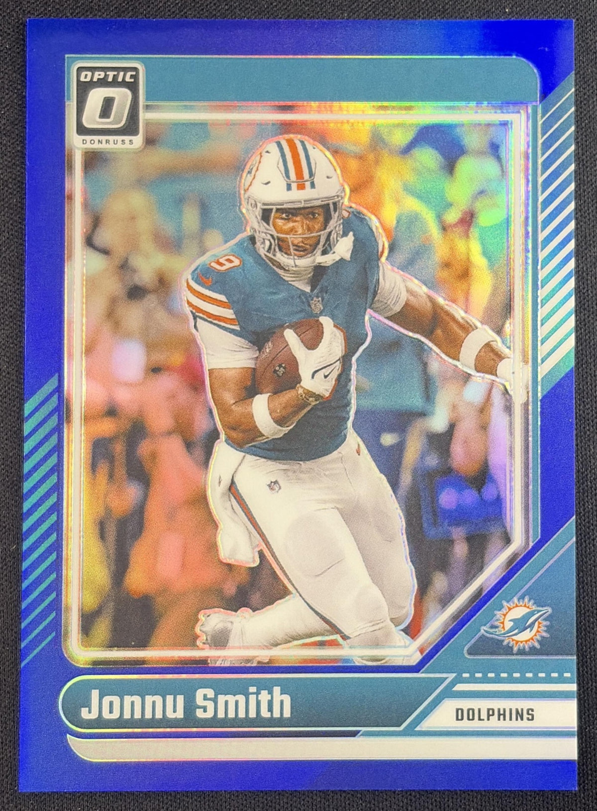 Jonnu Smith 2024 Panini Donruss Optic Blue /199 Dolphins