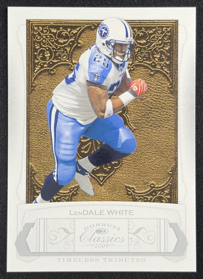 LenDale White 2008 Donruss Classics Timeless Tributes Silver /100 Tennessee Titans