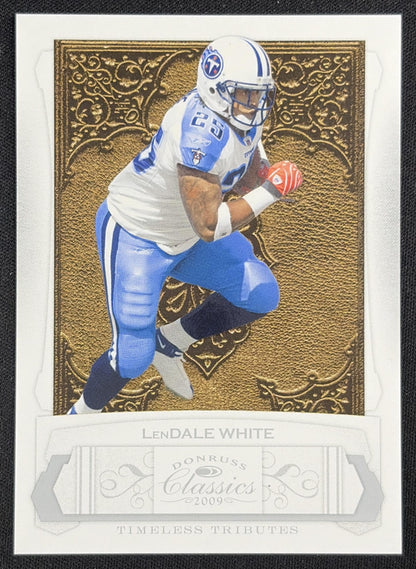 LenDale White 2008 Donruss Classics Timeless Tributes Silver /100 Tennessee Titans