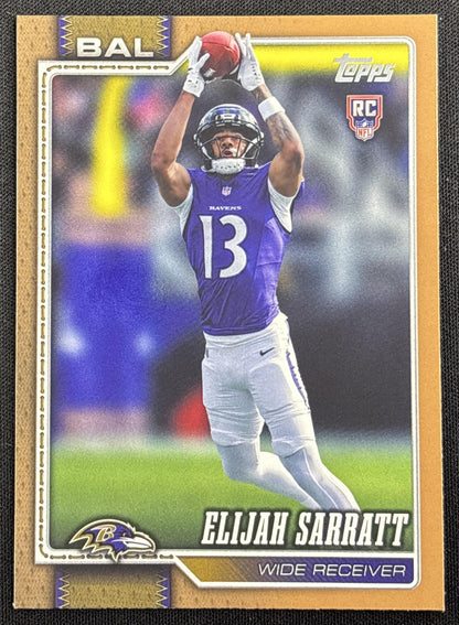 Elijah Sarratt 2026 Topps Gold /2026 Ravens