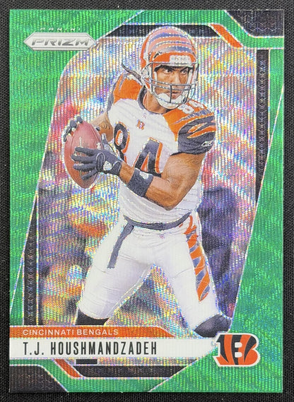 T.J. Houshmandzadeh 2024 Panini Prizm Green Wave Bengals front