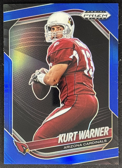 Kurt Warner 2025 Panini Prizm Black Blue /199 Cardinals Default Title Sports Trading Cards