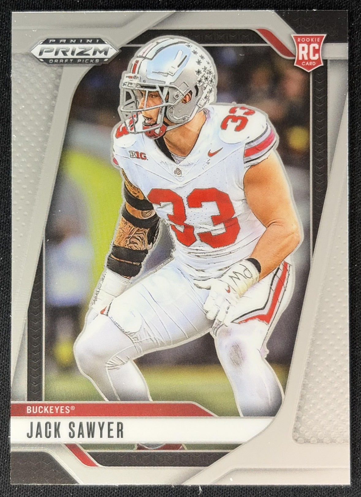 Jack Sawyer 2025 Panini Prizm Draft Picks Buckeyes front