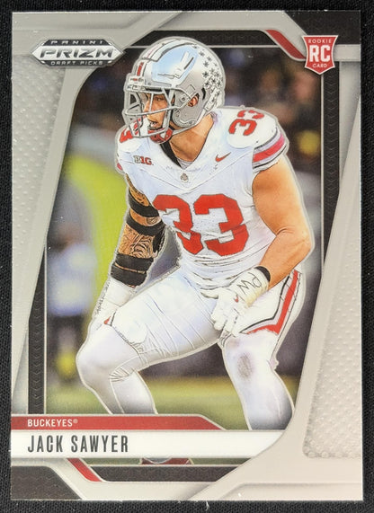 Jack Sawyer 2025 Panini Prizm Draft Picks Buckeyes front