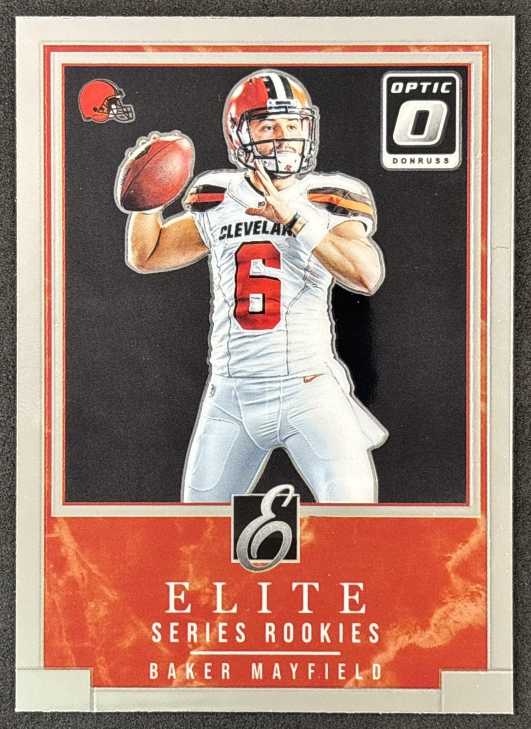 Baker Mayfield 2018 Panini Donruss Optic Rookie Elite Series Browns