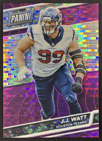 J.J. Watt 2016 Panini The National VIP Purple Pulsar /50 Texans