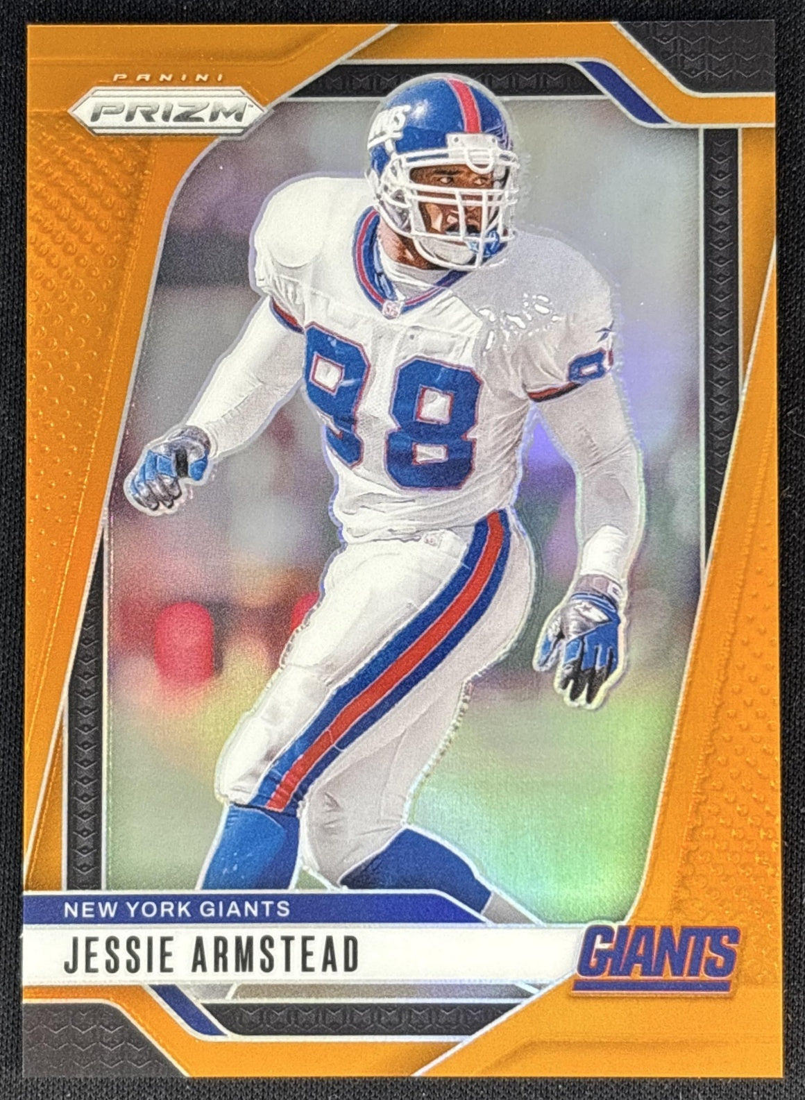 Jessie Armstead 2024 Panini Prizm Orange /249 Giants Front