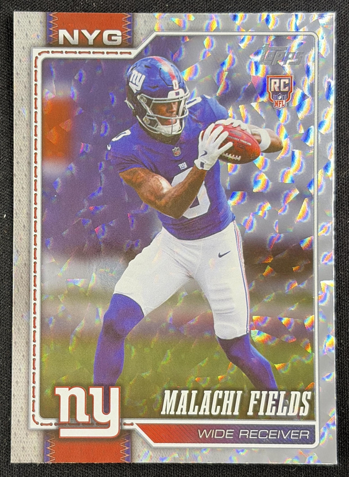 Malachi Fields 2026 Topps Flagship Crackle Giants