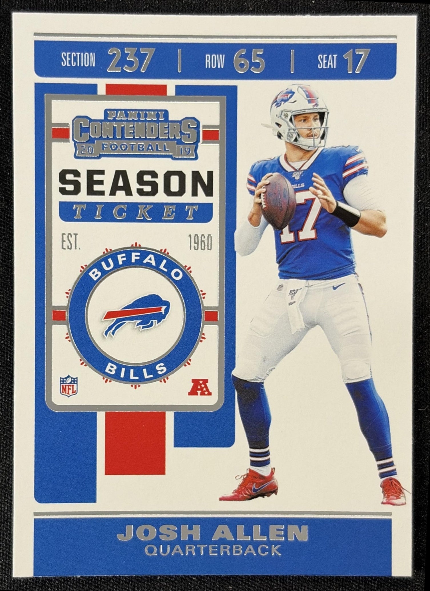 Josh Allen 2019 Panini Contenders Bills