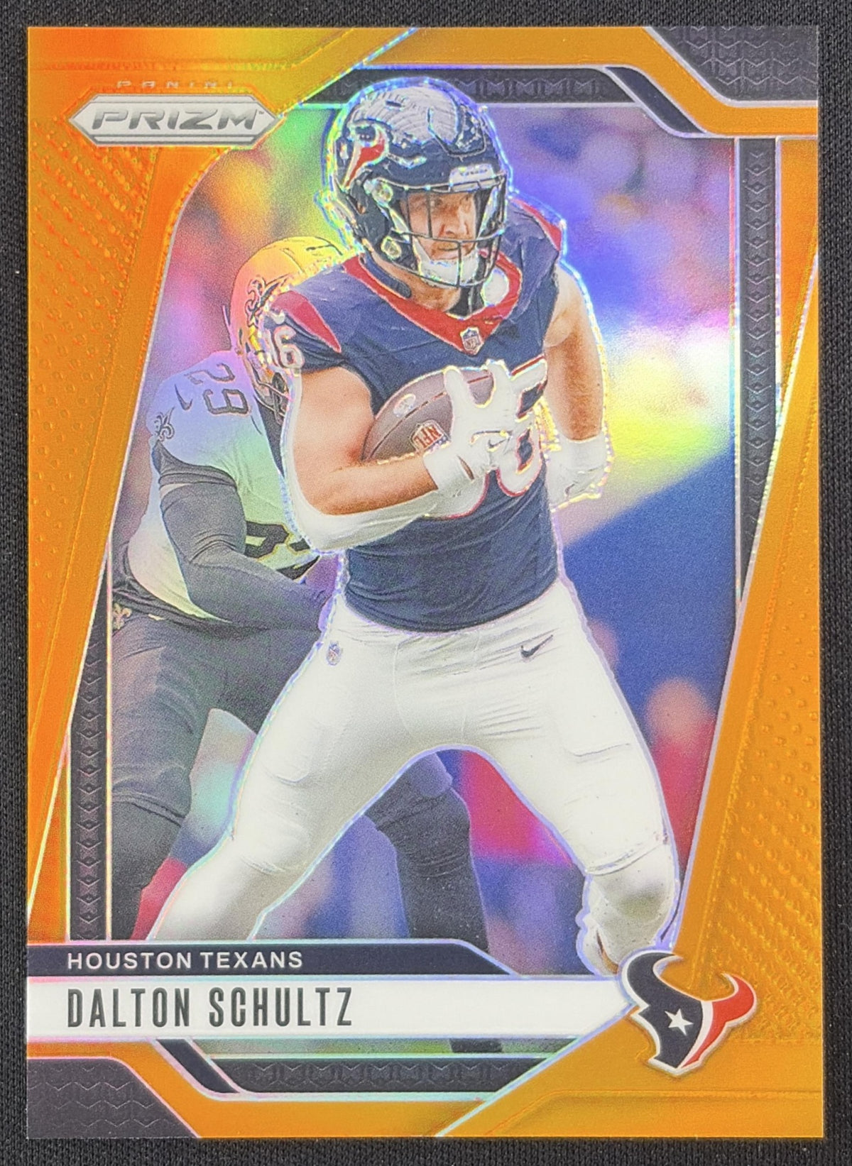 Dalton Schultz 2024 Panini Prizm Orange /249 Houston Texans