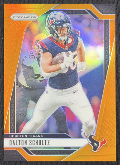 Dalton Schultz 2024 Panini Prizm Orange /249 Houston Texans