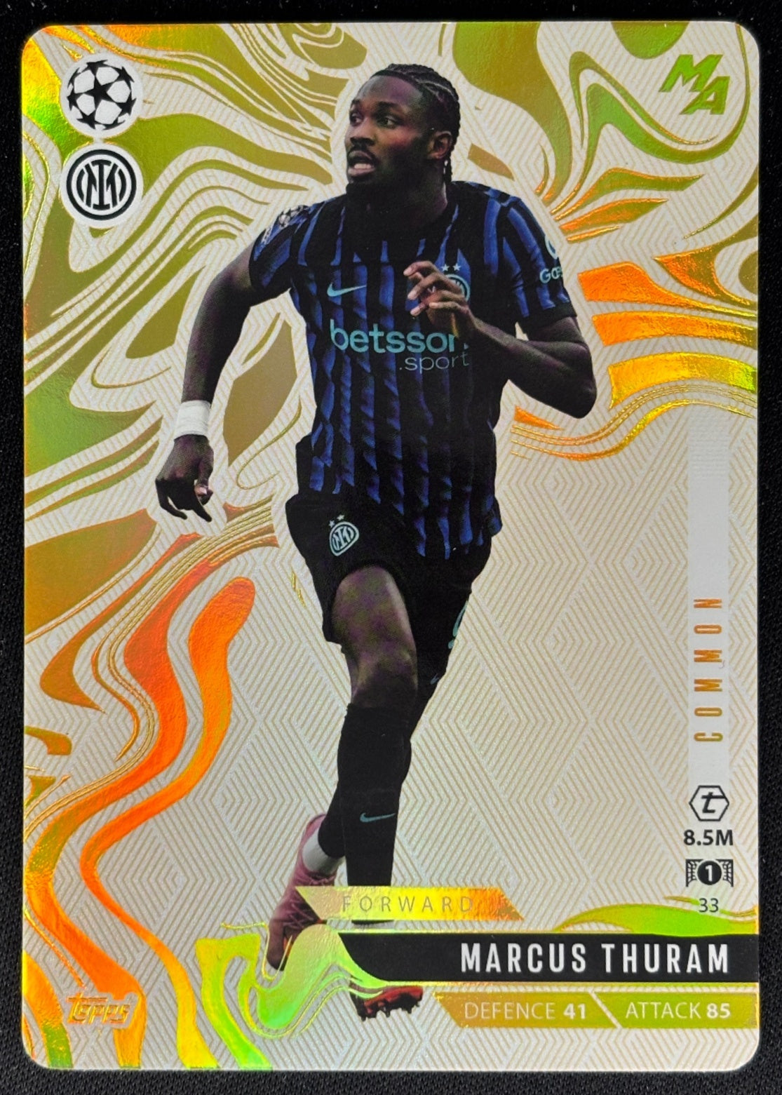 Marcus Thuram 2025 Match Attax Common Sports Trading Cards