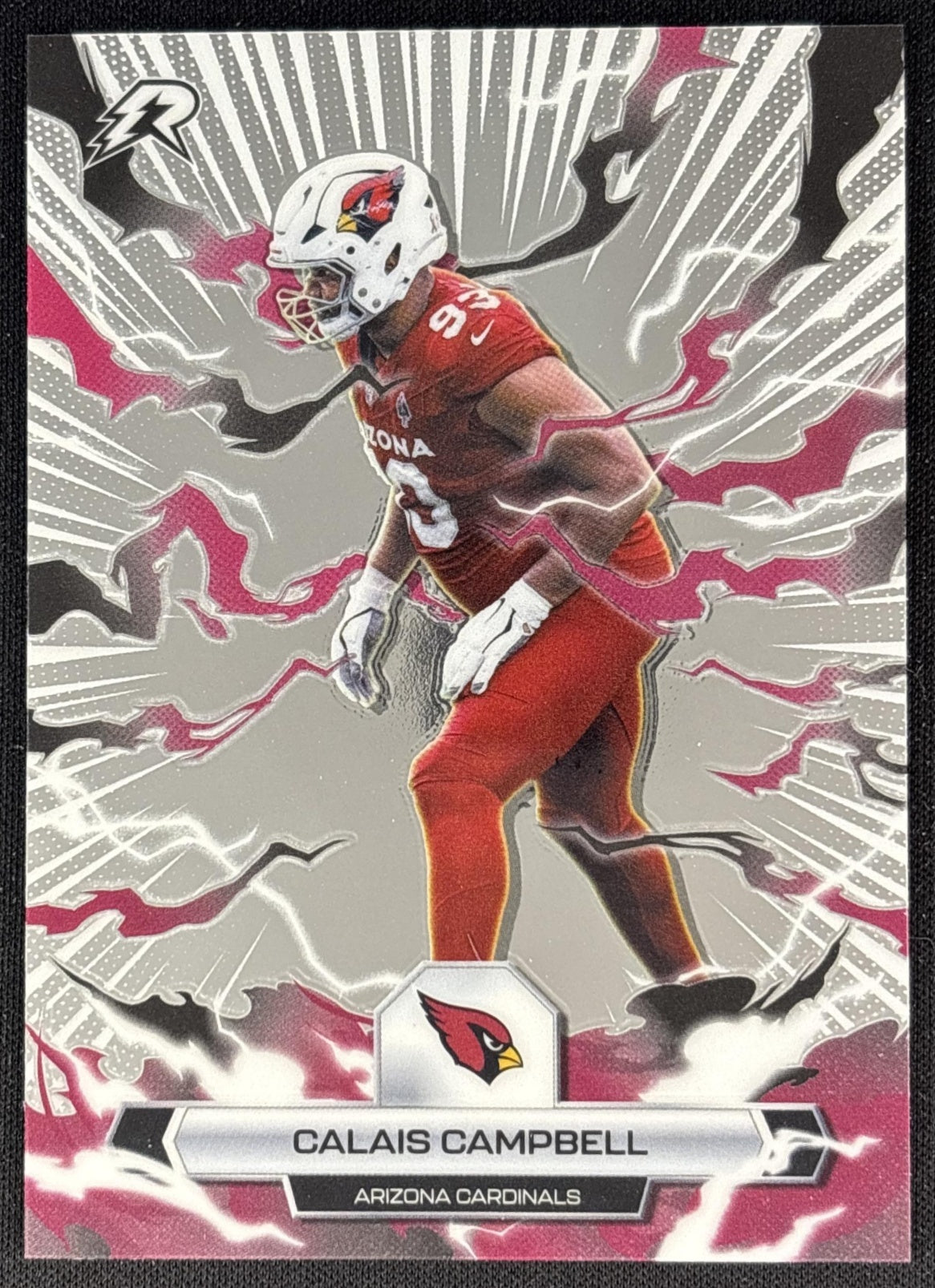 Calais Campbell 2025 Topps Resurgence Cardinals Arizona Cardinals front