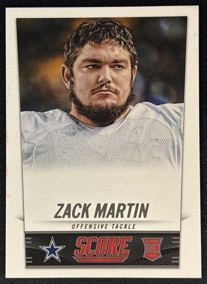 Zack Martin 2014 Panini Score Cowboys Sports Trading Cards