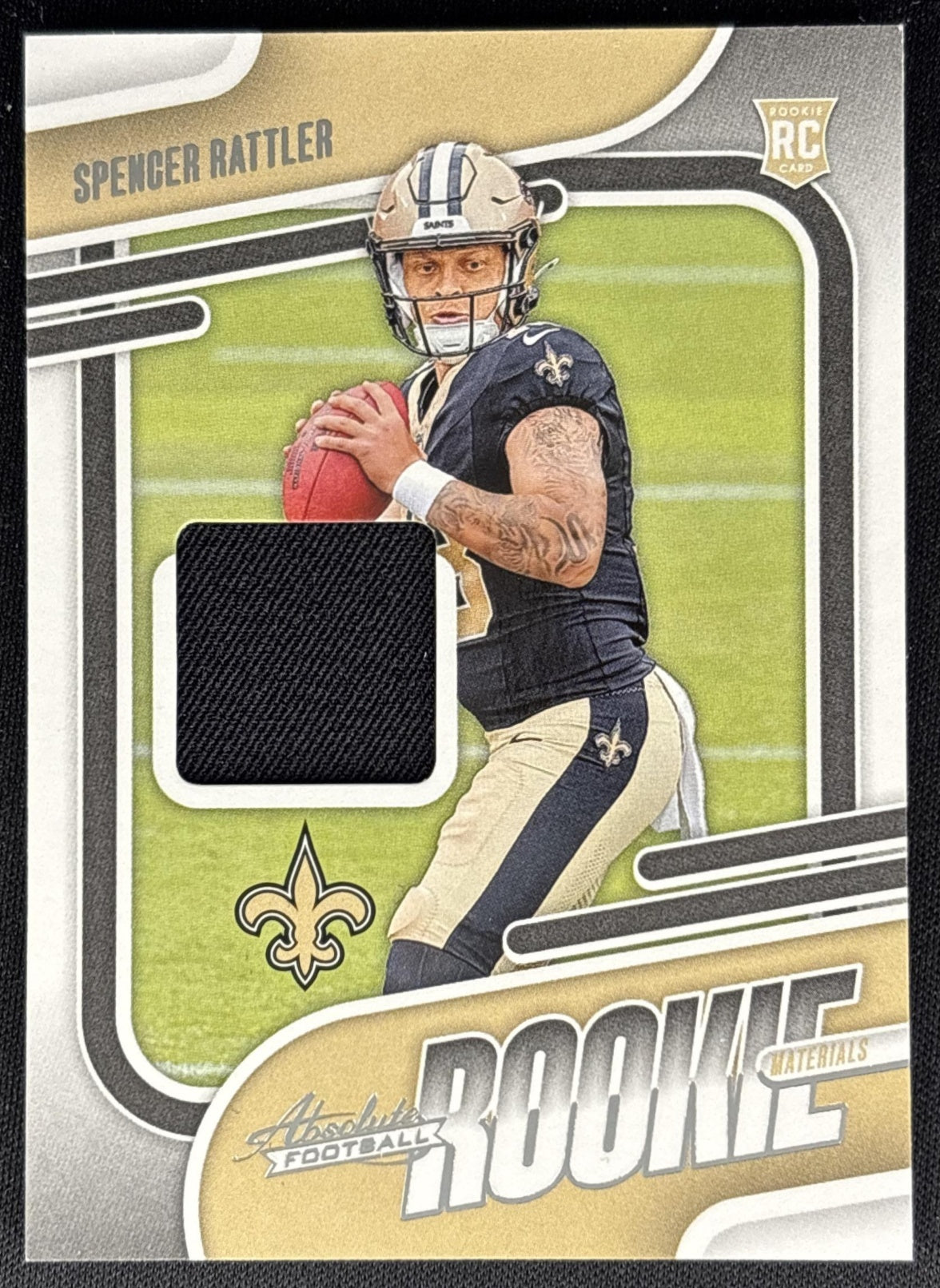 Spencer Rattler 2024 Panini Absolute Rookie Materials Saints front